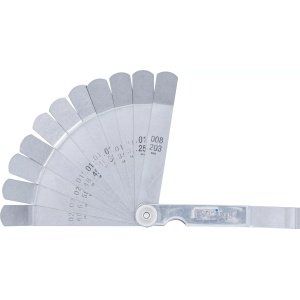 Lera pentru determinare distante / jocuri, Metric + Inch, 12 lame, BGS 3184 - Img 2