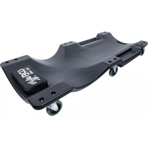 Pat de lucru mobil pentru mecanici cu 6 roti, capacitate max. 110Kg, dimensiuni 100x51 cm, BGS 2994 - Img 3