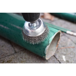 Perie tip cupa, Ø 75 mm cu suport 6 mm, Brilliant Tools BT103106 - Img 4