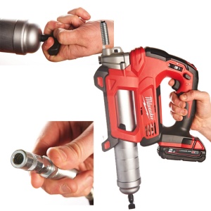 Pistol de gresat cu accumulator, presiune maxima 690 bari, Milwaukee 4933440490 - Img 3