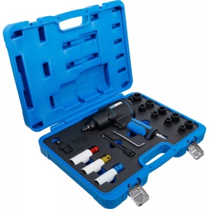 Pistol de impact 1200 Nm + chei tubulare de impact 12 - 22 mm, antrenare 1/2", 16 piese, BGS 5295 - Img 3