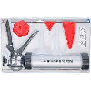 Presă cartuşe din aluminiu cu set spatule pentru netezire 5 piese, BGS 90111 - Img 5