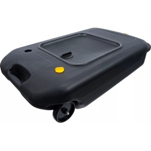 Recuperator de ulei pentru auto si moto, dimensiuni cuva colectare 350x320mm, capacitate 40 litri, BGS 8554 - Img 2