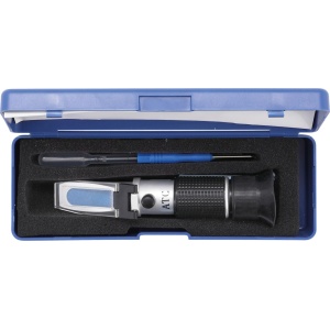 Refractometru pentru verificat densitate antigel pe baza de ethylene si propylene, ethanol, acid de baterii si alcool pentru lichid de parbriz ,Urea Ad Blue AUS32, BGS 1824 - Img 5