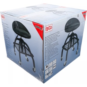 Scaun de atelier cu 4 role reglabil pe înălţime 540 - 680 mm - Img 5