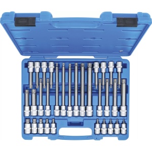 Set biţi 12,5 mm (1/2") Profil TP (pentru Torx Plus) TP20 - TP70, 32 piese, BGS 5190
