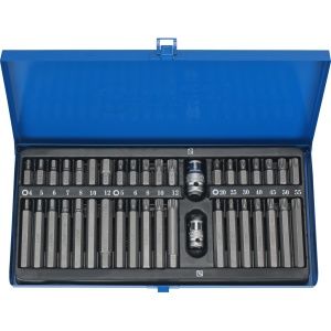 Set biti combinati, hex,spline, torx, act. 3/8"+1/2", 40 buc, Condor 210-4 - Img 1