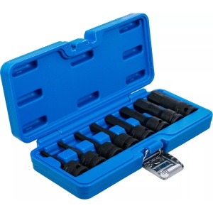 Set biţi de impact Imbus 5 - 19 mm, lungime 75mm, antrenare cu tubulara 12,5 mm (1/2"), 8 piese, BGS 5481 - Img 3