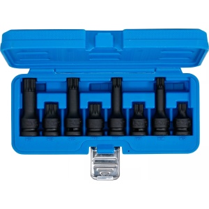 Set biti Spline (XZN) M12 - M14 - M16 - M18, antrenare 1/2", 8 piese, BGS 5381 - Img 4