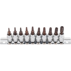 Set biti Torx TX-Star T8 - T45, 10 piese, Condor 24003 - Img 1