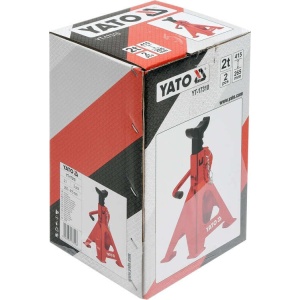 Set capre de sustinere cu capacitate max. 2 tone, 2 piese, Yato YT-17310 - Img 2