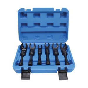 Set chei Crowfoot cu articulatie 12-19 mm, act 3/8", 6 buc, Satra S-90201