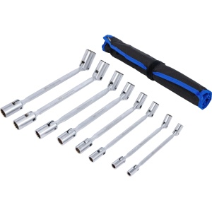 Set chei cu capete tubulare articulate in 12 colturi, 8-24mm, 8 piese, BGS 74426 - Img 2