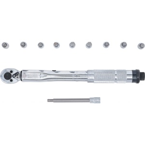 Set chei dinamometrice 6,3 mm (1/4"), 2 - 24 Nm, 11 piese, DIY 72118 - Img 6