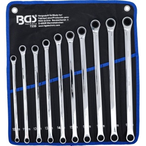 Set chei inelare cu clicket extra lungi 10 - 19 mm, 10 piese, BGS 7239