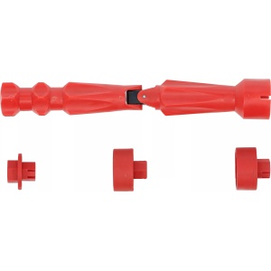 Set chei pentru montat vas de WC | 6mm, 10mm + 3 adaptoare | 4 piese, BGS 9599 - Img 5