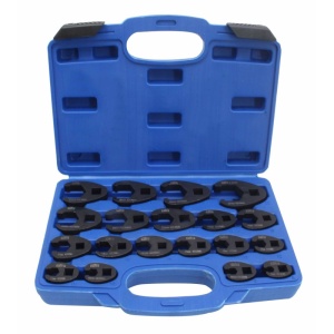 Set chei speciale crowfoot 10-32 mm, antrenare 3/8" si 1/2", 19 piese Satra S-90264