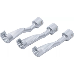 Set chei speciale pentru conducte de injectoare Diesel 14, 17 si 19mm, cu actionare 1/2"(12.5 mm), BGS 8450 - Img 1