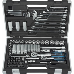 Set chei tubulare 4-24 mm profil hexagon, antrenare 1/4" + 3/8", 92 piese, Condor 1192 - Img 1
