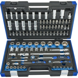 Set chei tubulare, 98 piese, 1/4+1/2", hexagonale 5/32-1.1/4", Condor 37198Z - Img 2
