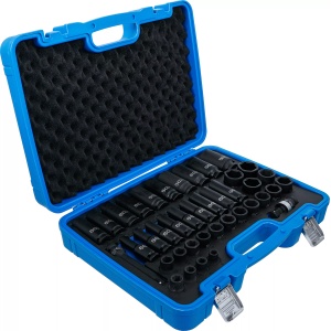 Set chei tubulare de impact 9 - 30 mm, profil hexagon, antrenare 1/2", 40 piese, B-7280 - Img 2