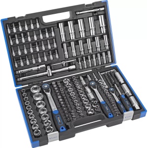 Set chei tubulare hexagonale 4-32 mm, antrenare 1/4'' - 3/8'' - 1/2", 180 piese, Condor 38180