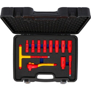 Set chei tubulare VDE, antrenare 10 mm (3/8") | 7 - 22 mm, 12 piese, BGS 7146 - Img 5
