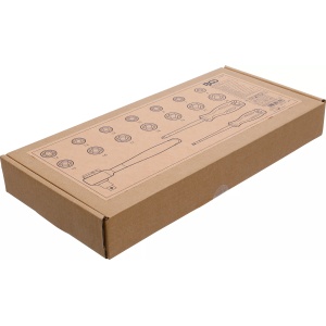 Set chei tubulare VDE cu acționare 10 mm (3/8"), clicket + surubelnite izolate la 1000V, 17 buc., BGS 35867 - Img 3
