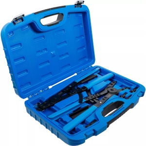 Set cleşti inele de siguranţa pentru vehicule utilitare, vârfuri interschimbabile, 400 mm, BGS 478 - Img 2