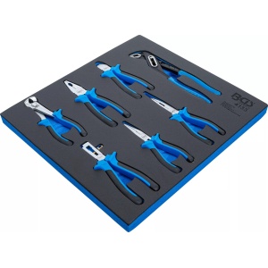 Set clesti si patenti in termoformat pentru dulap de scule, 7 piese, BGS 4133 - Img 2