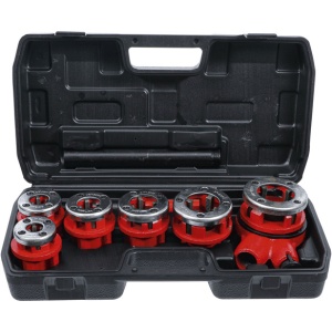 Set clupe de taiere filete pentru teava 1/4" - 1.1/4", 8 piese, BGS DIY 1891 - Img 1