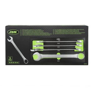 Set combinat de chei fixe cu strat superior din fibra de carbon, tava din eva, JBM 15161 - Img 5