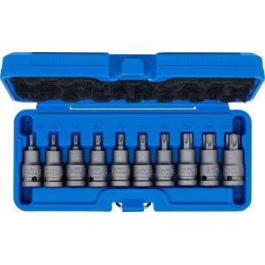 Set cu biti de impact Torx T20-T70, antrenare 1/2", 10 piese, BGS 5097 - Img 4