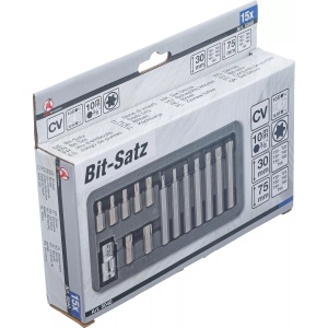 Set de biti T-Star pentru Torx, antrenare 3/8 ", 15 piese, BGS DIY 5040 - Img 6