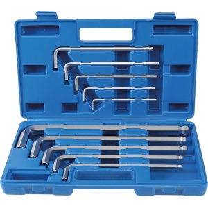 Set de chei Imbus tip L Maxi cap sferic 45002 mm| 10 piese, BGS 795