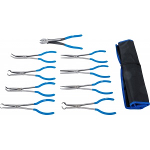 Set de clești pentru conectori de bujii cu vârf lung / plat - extra lung, 9 piese, BGS 4401 - Img 5