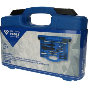 Set de demontare si reparare a bujiilor incandescente, 16 piese, Brilliant Tools BT561030 - Img 3