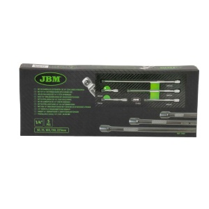 Set de prelungitoare 1/4" cu cap semirotund, JBM 51805 - Img 3