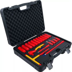 Set de tubulare și biți VDE, antrenare 3/8", 19 piese, BGS 7137 - Img 3