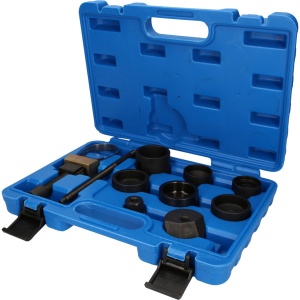 Set de unelte pentru bucse brate longitudinale, pentru axa posterioara BMW, 10 piese, Brilliant Tools BT672200 - Img 1