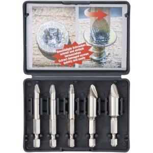 Set extractoare suruburi #0 - #3, 5 piese, BGS 50410
