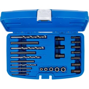 Set extractoare suruburi si prezoane rupte, 25 piese, BGS 8462 - Img 4
