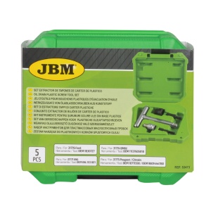 Set instrumente pentru suruburi golire ulei din mase plastice, JBM 53473 - Img 5