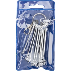 Set mini chei combinate cu cap deschis, 8 piese, 4-11 mm, Condor 4411 - Img 3