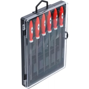 Set mini pile fine cu varf ascutit lungime 140 mm, 6 piese, BGS DIY 1911 - Img 2