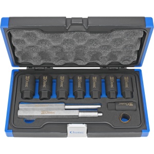 Set pentru desfacut antifurt de roti, 10 piese, Condor 2104 - Img 1