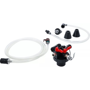 Set pentru verificare pierderi, golire, reumplere si aerisire sistem de racire, 6 piese, BGS 9502 - Img 6