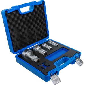 Set portfiliere pentru refacere filete la prezoane de roti, antrenare3/8" - 1/2", 4 piese, BGS 74683 - Img 6