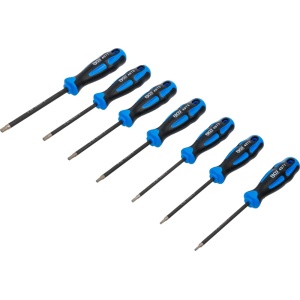 Set surubelnite Torx T10 -T40, cu varf cu particule de diamant, 7 piese, BGS 4970