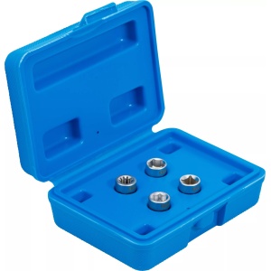 Set tubulare pentru sistem de franare SAF / Knorr si alte autovehicole comerciale, antrenare hexagon 12mm, 4 piese, BGS 9412 - Img 2